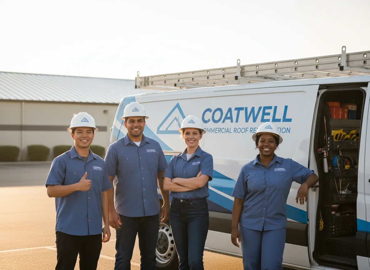 Commercial roof coating company in Ottsville, PA